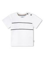 BOSS Kidswear t-shirt à logo brodé - Blanc