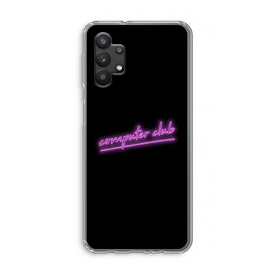 Vice Black: Samsung Galaxy A32 5G Transparant Hoesje
