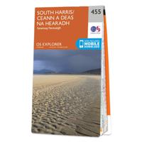 Wandelkaart - Topografische kaart 455 OS Explorer Map South Harris | Ordnance Survey - thumbnail
