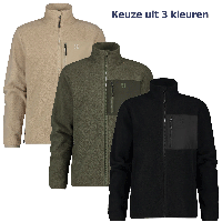 Poederbaas Four Seasons Fleece Vest Heren Zwart-S