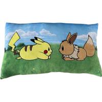 Premium Kussen - POKEMON - Pikachu & Eevee - Microvezel - 60 cm