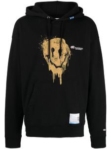 Maison MIHARA YASUHIRO hoodie à logo imprimé - Noir