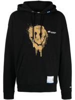 Maison MIHARA YASUHIRO hoodie à logo imprimé - Noir - thumbnail