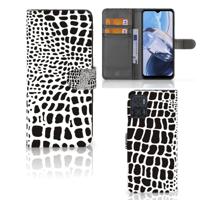 Motorola Moto E22 | E22i | Telefoonhoesje | Met pasjeshouder | Slangenprint