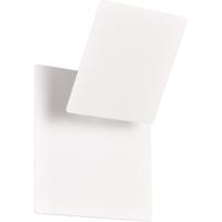 LED Wandlamp Vierkant 6W Mat Wit 3000K Metaal