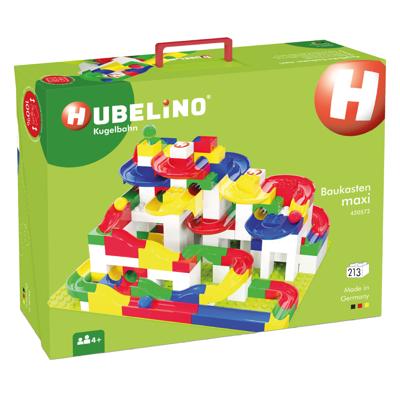 Hubelino knikkerbaan maxi bouwset, 213dlg.