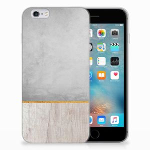 Apple iPhone 6 | 6s Bumper Hoesje Wood Concrete