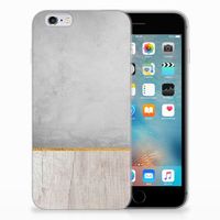 Apple iPhone 6 | 6s Bumper Hoesje Wood Concrete