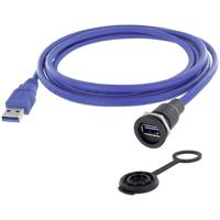 USB 3.0 type A Chassisbus, inbouw Encitech M16 1310-1015-01 encitech 1 stuk(s) - thumbnail