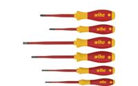 Wiha SoftFinish slimFix sleuf/ PH schroevendraaierset VDE 3201K6 | 6-delig | - 35389