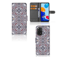 Xiaomi Redmi Note 11/11S Bookcase Flower Tiles - thumbnail