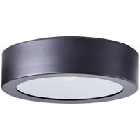 Brilliant Zwarte plafondlampSandros Ø 23cm met glas - 99735/93