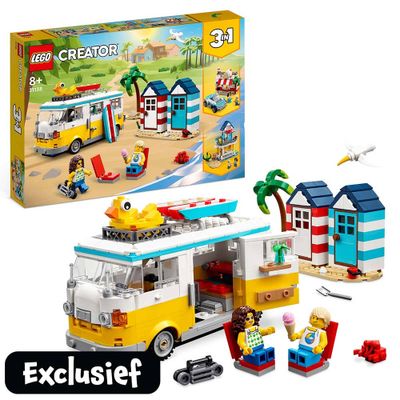 LEGO Creator 3-in-1 strandkampeerbus 31138