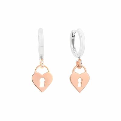 Dames oorbellen Secrecy E8503CDAW2900 Sterling zilver 3 cm