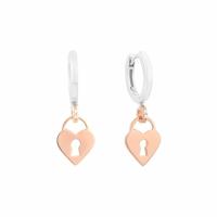 Dames oorbellen Secrecy E8503CDAW2900 Sterling zilver 3 cm