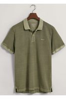 GANT Regular Fit Polo shirt Korte mouw groen - thumbnail