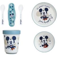 THERMOBABY MICKEY Maaltijdpakket 2e leeftijd - 3 borden + een kopje + 1 lepel