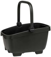 Gerecyclede (honden)fietsmand New Looxs Clipper MIK 28 liter - 49 x 37 x 29 cm - zwart