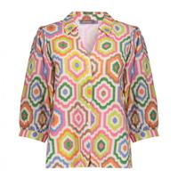 Geisha - Wit | unisex | Blouse | Wit | L | regular | Kamst mode