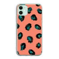 Pink Cheetah: iPhone 11 Transparant Hoesje