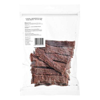 PETITTO Monoprotein meat strips Duck - traktatie voor hond - 400g