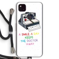 Smile: Pixel 4a 5G Transparant Hoesje met koord