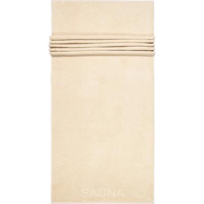 Cawö Cawö Pure Uni Saunalaken beige 80/200