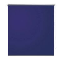 Rolgordijn verduisterend 60 x 120 cm marine / blauw - thumbnail