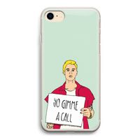 Gimme a call: iPhone 7 Transparant Hoesje