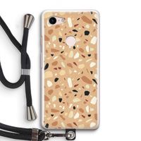 Terrazzo N°17: Pixel 3 Transparant Hoesje met koord