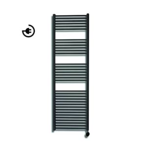 Radiator Sanicare Snode Met Wifi 172 x 45 cm Mat Zwart Met Thermostaat Zwart Sanicare