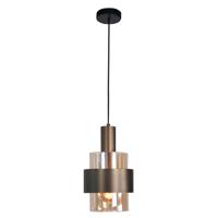 Highlight HanglampMarrone zwart met koper brons - H5680.01
