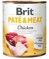 BRIT Paté & Meat met kip - nat hondenvoer - 800g
