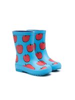 Stella McCartney Kids bottes imperméables à imprimé graphique - Bleu