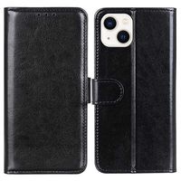 iPhone 14 Plus Wallet Case met Standaardfunctie - Zwart