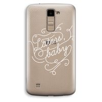 Laters, baby: LG K10 (2016) Transparant Hoesje
