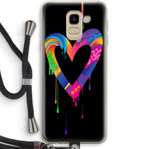 Melts My Heart: Samsung Galaxy J6 (2018) Transparant Hoesje met koord