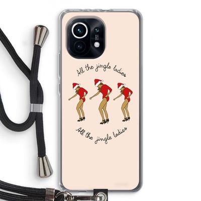 Jingle Ladies: Xiaomi Mi 11 Transparant Hoesje met koord