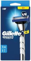 Gillette Gillette Mach3 Turbo Scheerhouder voor Mannen - 1 mesje Gillette Gillette Mach3 Turbo Scheerhouder voor Mannen - 1 mesje