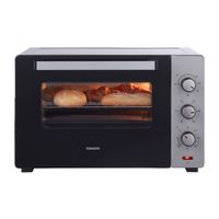 Tomado TEO4500S - Vrijstaande oven - 45 Liter - 2000 Watt - Hetelucht - 3 insteekniveau's - Zilver