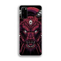 Hell Hound and Serpents: Samsung Galaxy S20 Transparant Hoesje