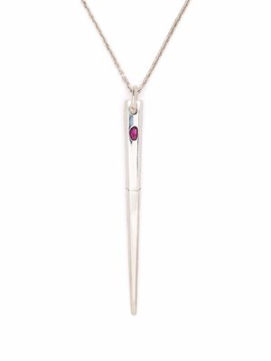 Parts of Four collier Big Spike à pendentif - Argent