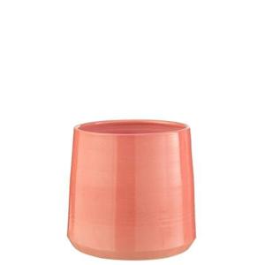 J-Line bloempot Rond - keramiek - roze - extra small - Ø 28 cm