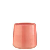 J-Line bloempot Rond - keramiek - roze - extra small - Ø 28 cm