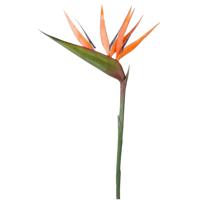 Kunstbloem Strelitzia - 90 cm - losse tak - kunst zijdebloem - Paradijsvogelplant - decoratie - thumbnail