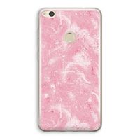 Abstract Painting Pink: Huawei Ascend P8 Lite (2017) Transparant Hoesje