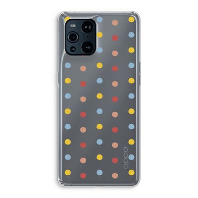 Bollen: Oppo Find X3 Pro Transparant Hoesje