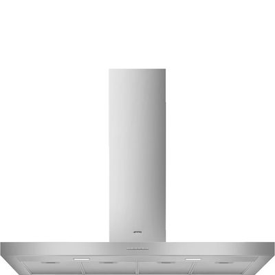 SmegKBT1200XE Schouwkap Grijs