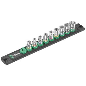 Wera A 4 Zyklop 05005400001 Dopsleutelset Inch 1/4 9-delig