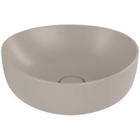 Villeroy & Boch Antao Opzetwastafel - 40 x 39.5 x 14.6 cm - Almond CeramicPlus - zonder overloop 4a7240am Villeroy & Boch Antao Opzetwastafel - 40 x 39.5 x 14.6 cm - Almond CeramicPlus - zonder overloop 4a7240am